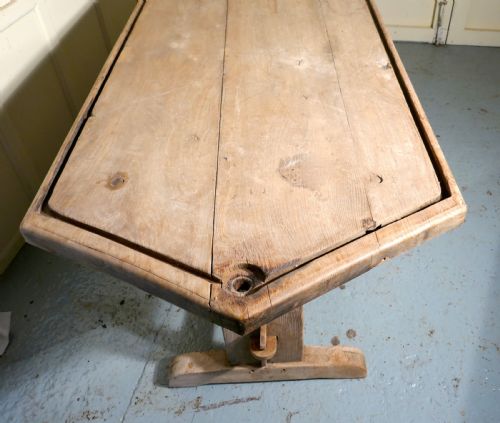 fig 2. 18th Century French Cheese Makers or Dairy Table