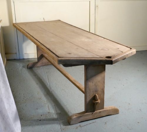 fig 4. 18th Century French Cheese Makers or Dairy Table