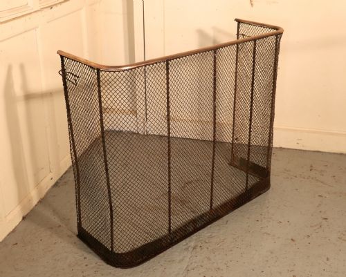 fig 2. A High Victorian Nursery Fire Guard, Brass Fender
