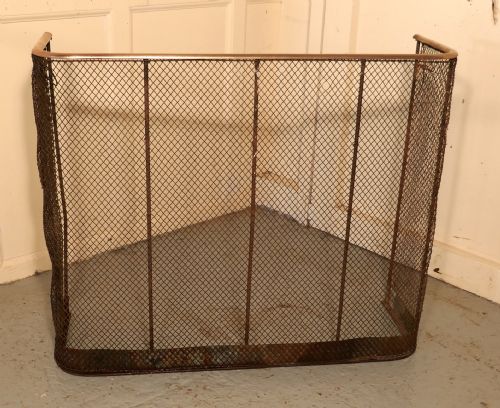 fig 3. A High Victorian Nursery Fire Guard, Brass Fender