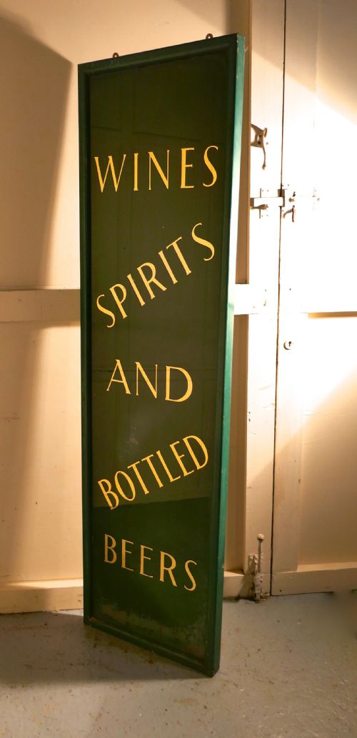 19th Century Pub Mirror Advertising Sign