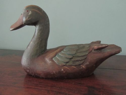 Superbly Painted and Carved  Decoy Duck