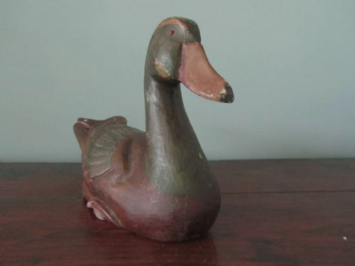 fig 2. Superbly Painted and Carved  Decoy Duck