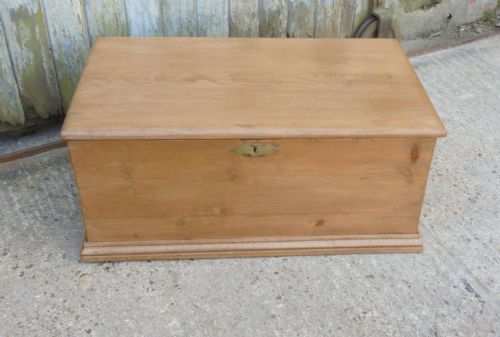 fig 3. Victorian Pine Blanket Box