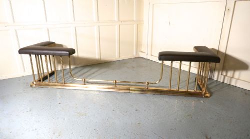 fig 2. A Very Large Extending Brass and Leather Club Fender