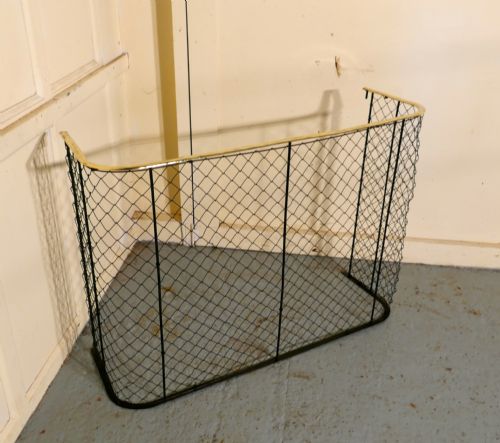 A High Victorian Nursery Fire Guard, Brass Fender