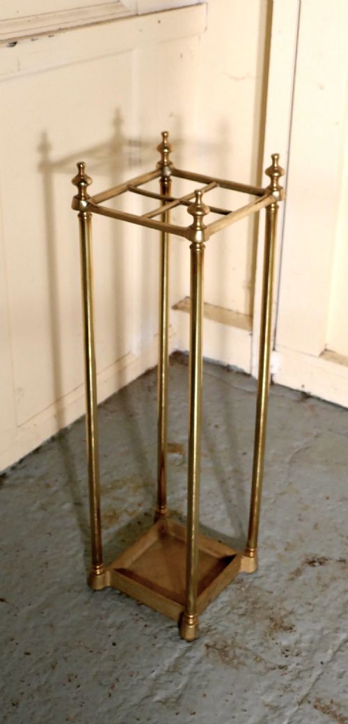 fig 2. A Victorian Brass and Cast Iron Walking Stick Stand or Umbrella Stand