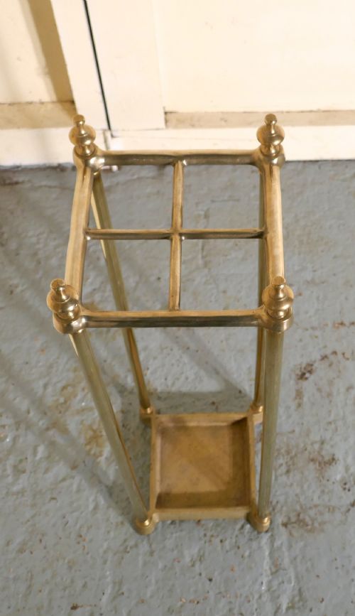 fig 3. A Victorian Brass and Cast Iron Walking Stick Stand or Umbrella Stand