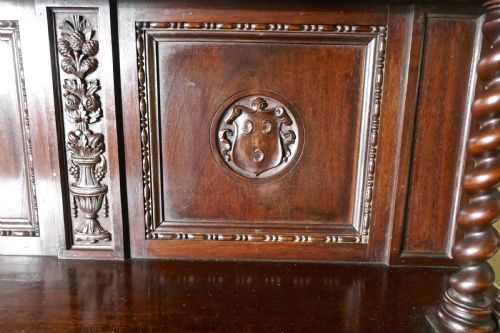 fig 5. Green Man Gothic Carved Dresser by Edwards and Roberts
