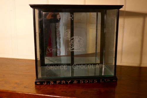 fig 1. Fry’s Glazed Sweet Shop Display Cabinet