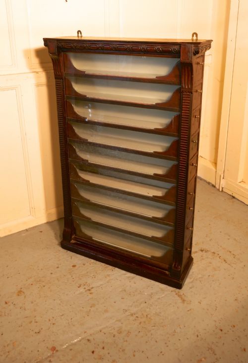 fig 4. 19th Century 9 Drawer Cigarette Cabinet, by Stephen Mitchell and Sons of Glasgow