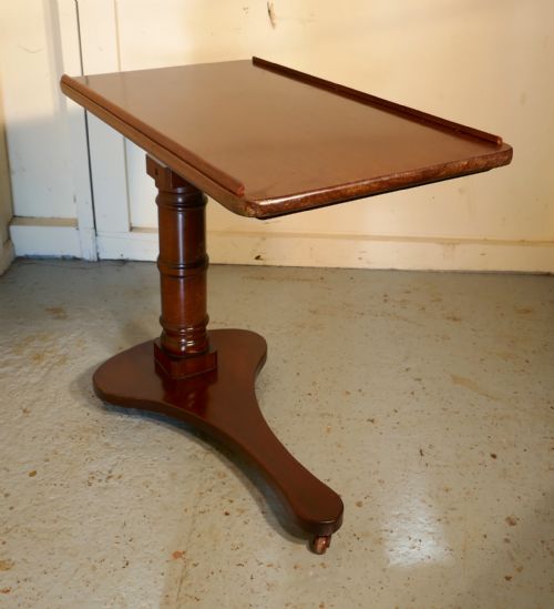 Victorian Mahogany, Reading Stand Over Bed Table,