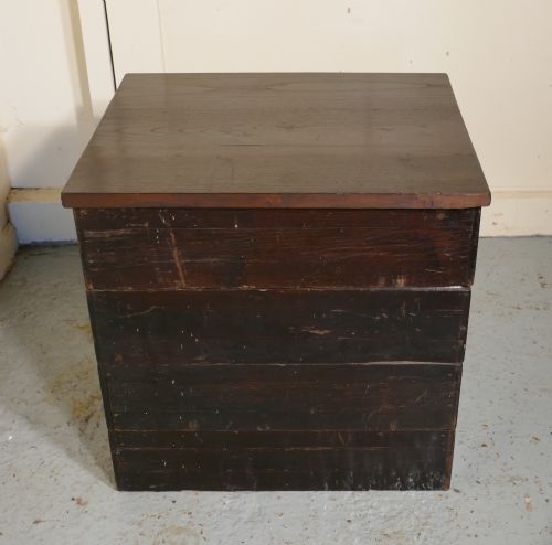 fig 3. 12 Drawer Oak Card Index Filing Cabinet,
