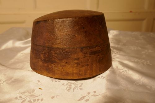 fig 3. Vintage 19th Century French Hat Block, shop display