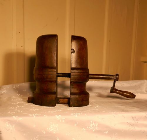 fig 4. 19th Century French Hat Makers Stretcher Hat Block 