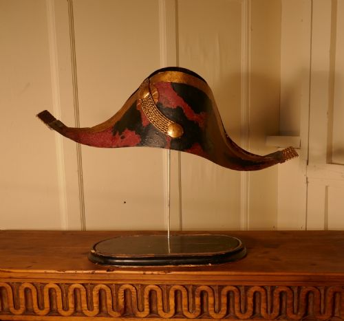 fig 3. 19th Century French Bicorn Toleware Hat Shop Trade Sign
