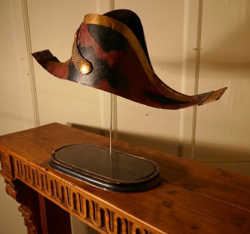 fig 4. 19th Century French Bicorn Toleware Hat Shop Trade Sign