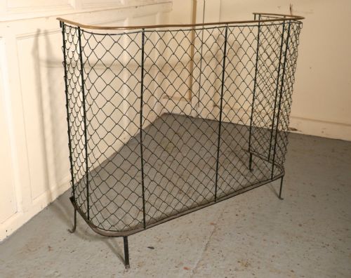 fig 1. A Victorian Nursery Fire Guard, Brass Fender
