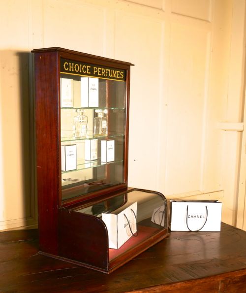fig 2. Victorian Mahogany Chemist’s Perfume Shop Display Cabinet