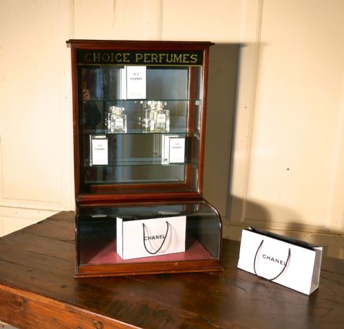 fig 3. Victorian Mahogany Chemist’s Perfume Shop Display Cabinet