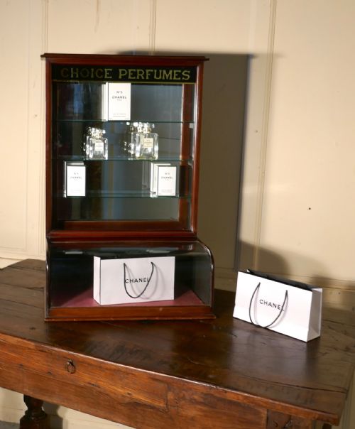 fig 4. Victorian Mahogany Chemist’s Perfume Shop Display Cabinet
