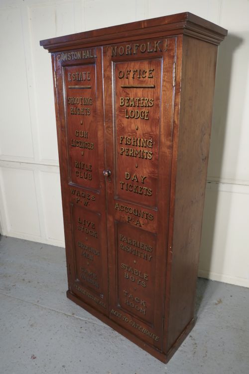 fig 2. Victorian Burr Elm Estate Cupboard
