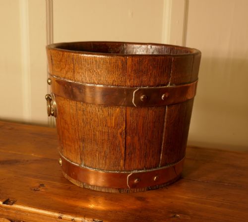 fig 1. A Victorian Oak Wine Cooler