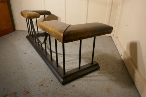 fig 3. A Superb Very Large Iron and Leather Club Fender