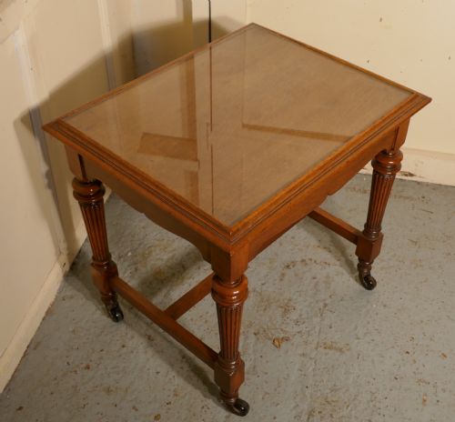 fig 2. Arts and Crafts Golden Oak Low Occasional Table