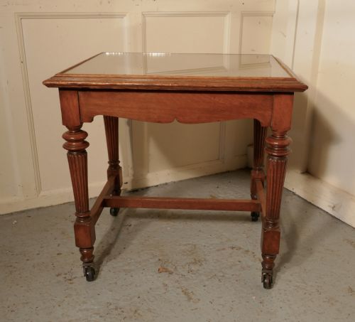 fig 3. Arts and Crafts Golden Oak Low Occasional Table