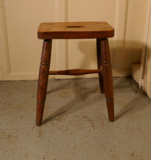 fig 1. Beech and Elm Farmhouse Kitchen Stool