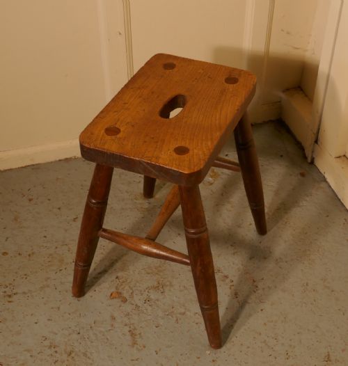 fig 3. Beech and Elm Farmhouse Kitchen Stool