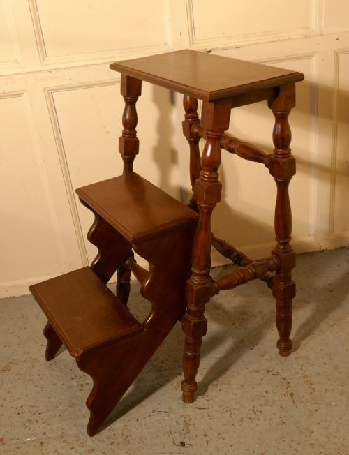 Metamorphic Kitchen or Library Step Stool