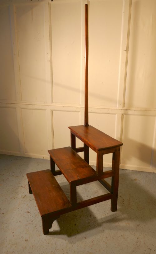 fig 2. French Rustic Pine Shop Steps
