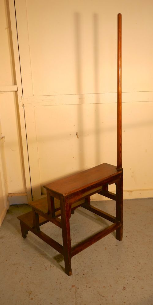 fig 3. French Rustic Pine Shop Steps