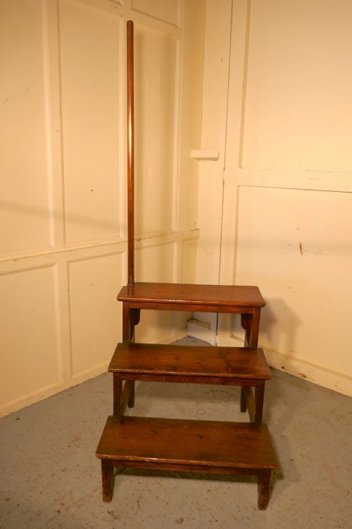 fig 4. French Rustic Pine Shop Steps