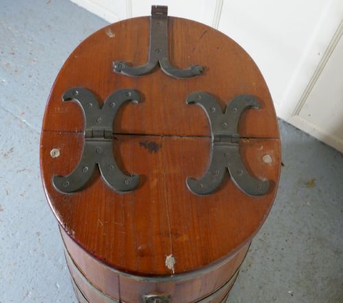 fig 2. Original 18th Century Ships Salt Beef Barrel,