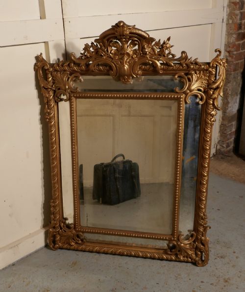 fig 2. Napoleon III French Gilt Cushion Mirror