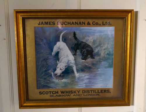 A Morning Nip, Original Framed Advertising Print for Buchanan’s Whisky