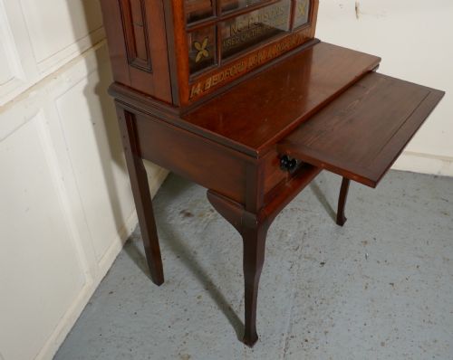 fig 3. Victorian Mahogany Sign Painted Chemist’s Cupboard
