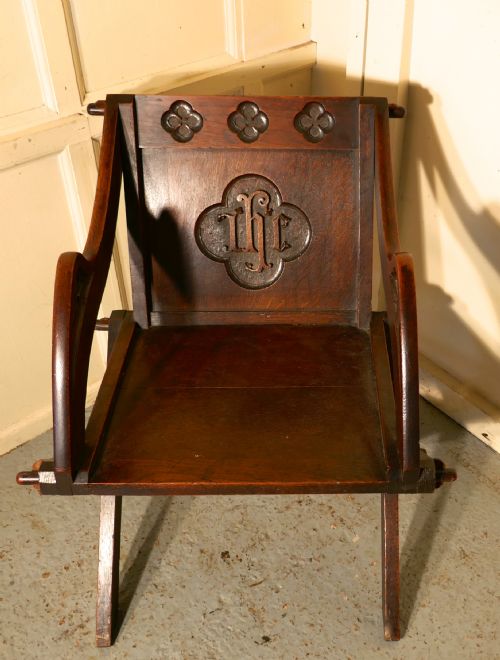 19th Century Glastonbury Oak Chair