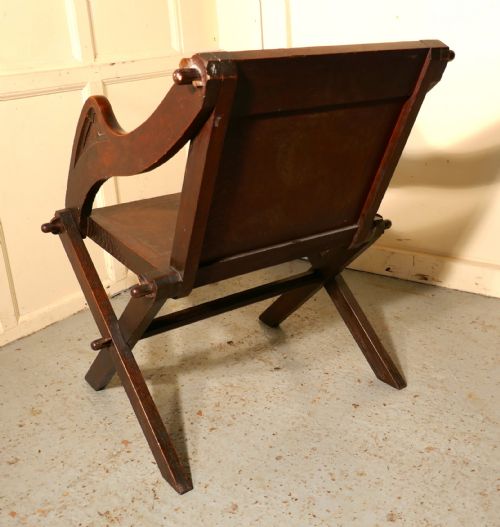 fig 4. 19th Century Glastonbury Oak Chair