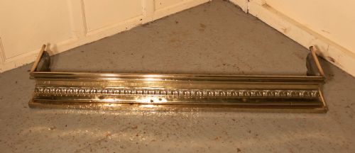 fig 2. Large Heavy Victorian Brass Fender