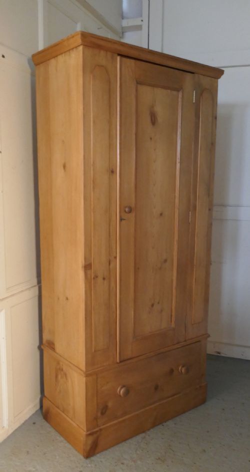 fig 1. A Victorian Stripped Pine Wardrobe