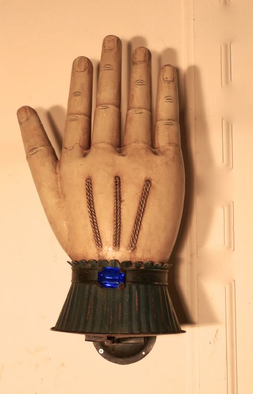 Large French Toleware Glove Maker’s Shop Trade Sign