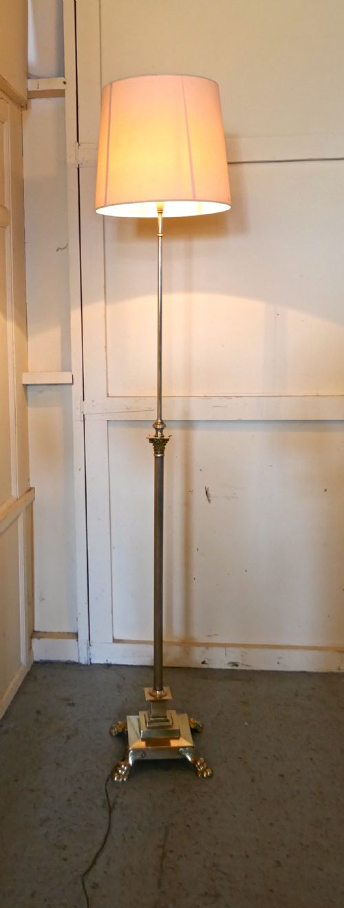 fig 1. Telescopic Floor Lamp Brass Standard Lamp