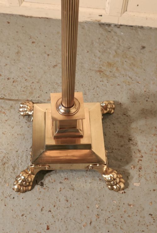 fig 4. Telescopic Floor Lamp Brass Standard Lamp