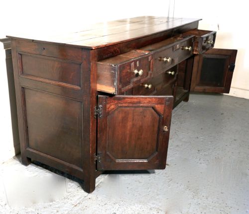 fig 3. 18th Century Oak Long Dresser Base