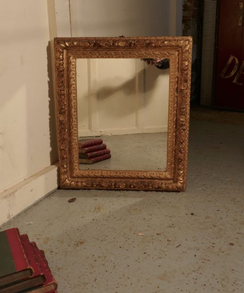 fig 2. Early 19th Century Carved Wood Gilt Rococo Wall Mirror