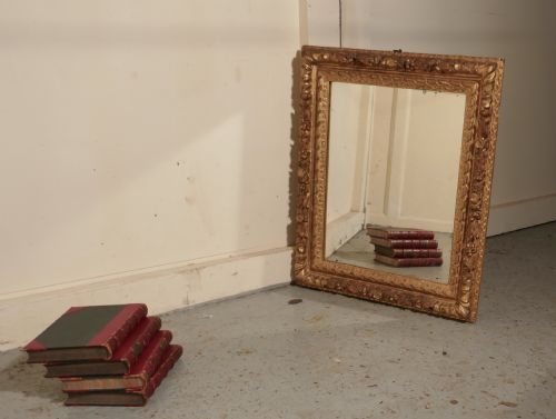 fig 3. Early 19th Century Carved Wood Gilt Rococo Wall Mirror